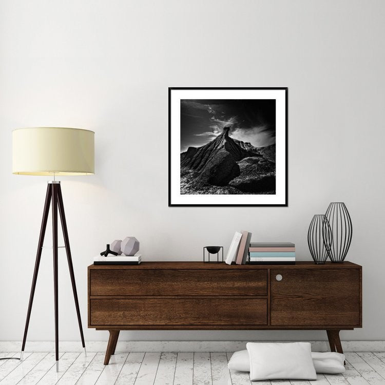 "Fairy Chimney" Framed Digital Print by Yvette Depaepe, 38"x38"