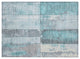 Machine Washable Indoor/Outdoor Chantille ACN1877 Teal 1'8" x 2'6" Rug