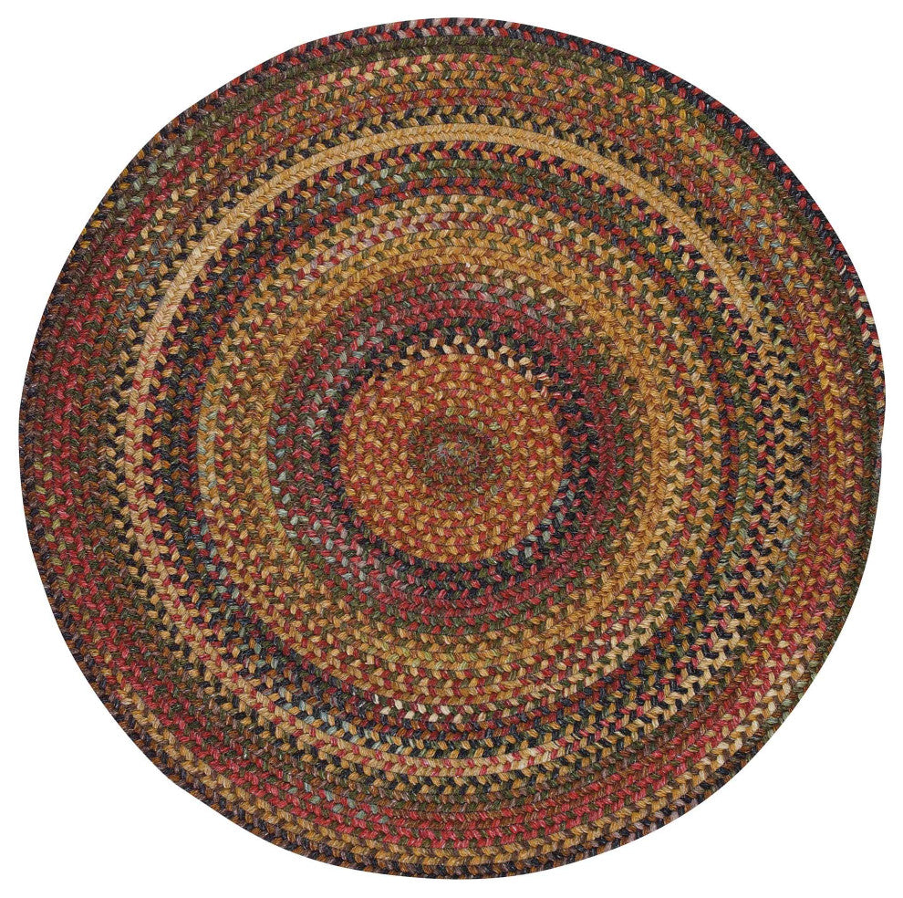 Capel Kill Devil Hill Multi 0210_900 Braided Rugs - 9' 6" Round