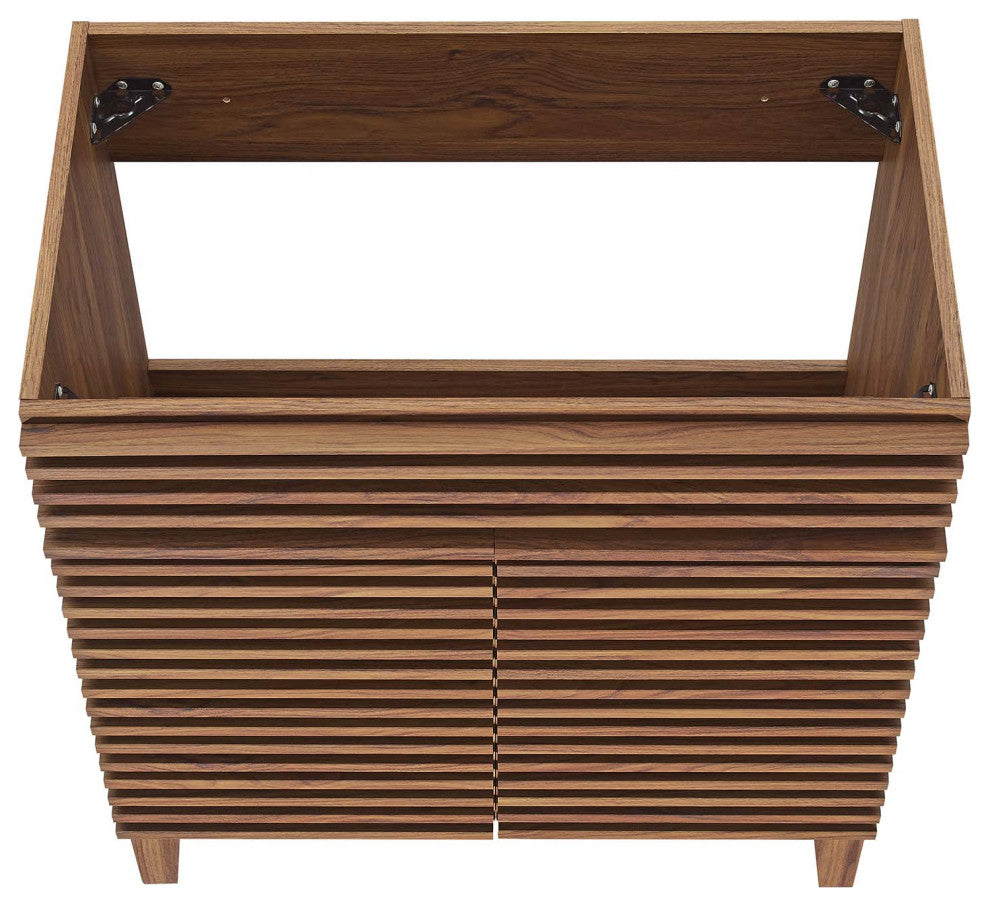 Render 30" Bathroom Vanity Cabinet, Walnut