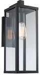 Trans Globe Lighting Oxford 1 Light 18 inch Black Outdoor Wall Lantern