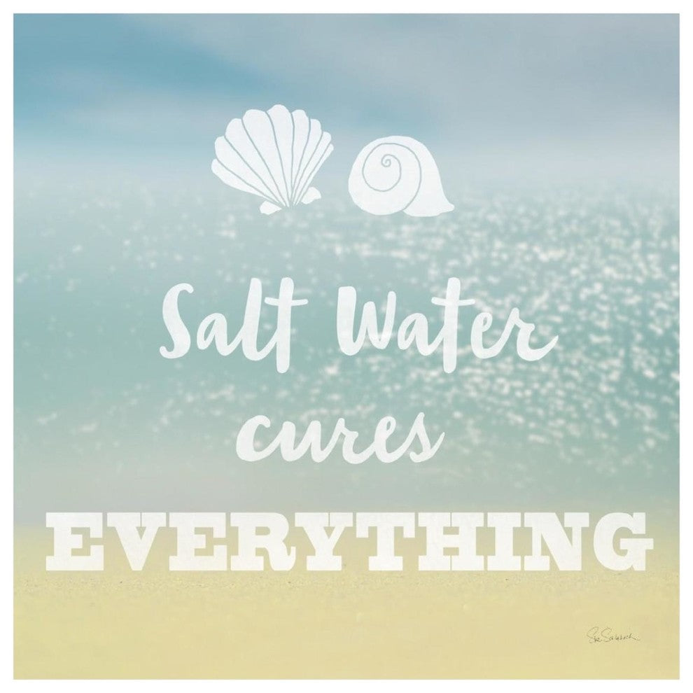 "Salt water Cure" Digital Paper Print by Sue Schlabach, 32"x32"