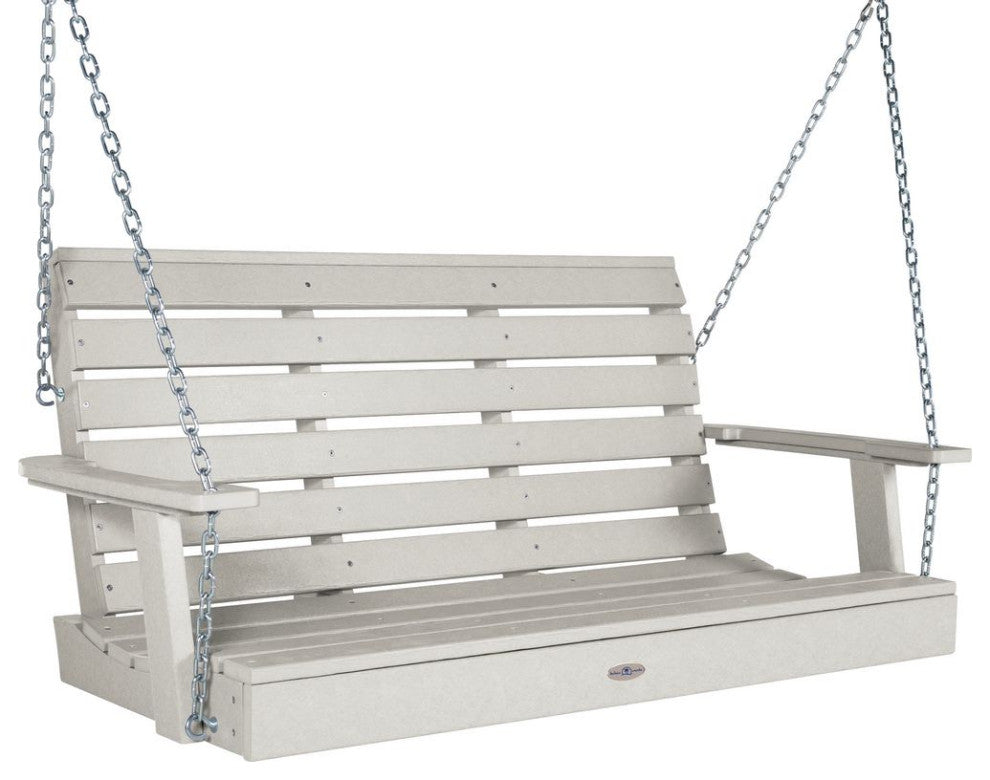 Riverside Porch Swing 4', Cove Gray