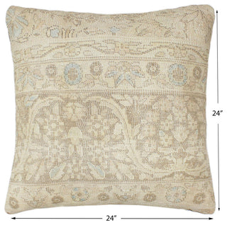 Antique Marsden Vintage Distressed Handmade Rug Pillow