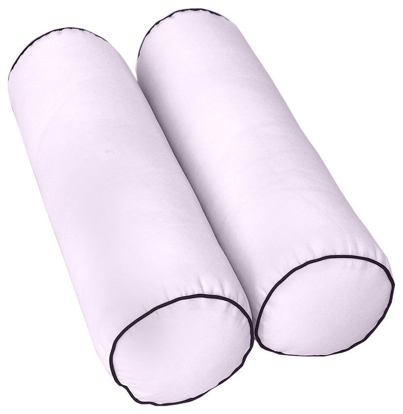 Style6 Queen Contrast Pipe Outdoor Mattress Bolster SlipCover COMPLETE SET AD107