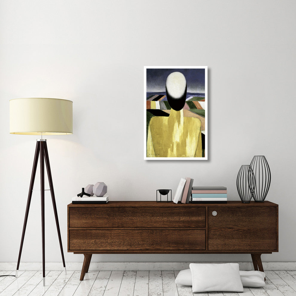 "Two Farmers (left)" Digital Paper Print by Kazimir Malevich, 26"x38"