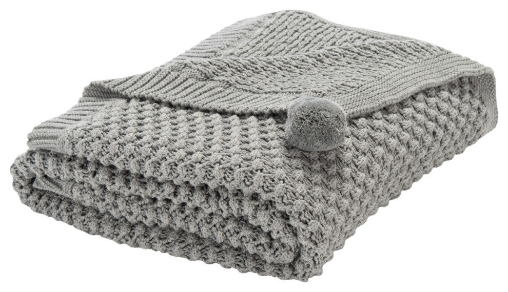 Safavieh Capra Throw, Grey