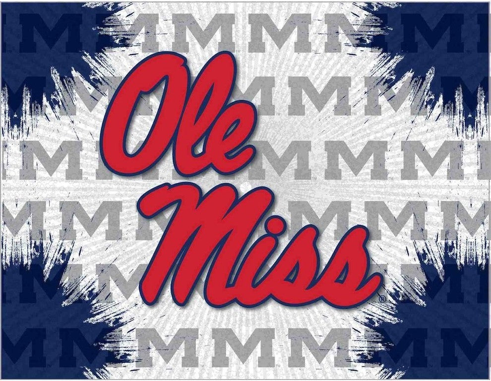 Ole' Miss Logo Canvas