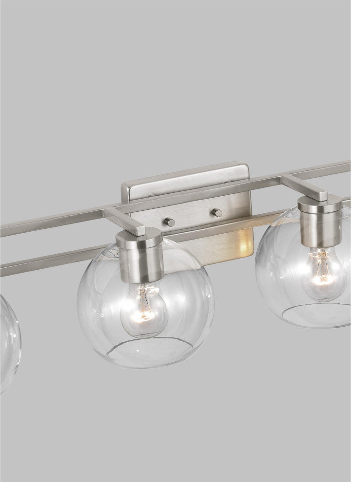 Codyn Four Light Wall / Bath, Brushed Nickel