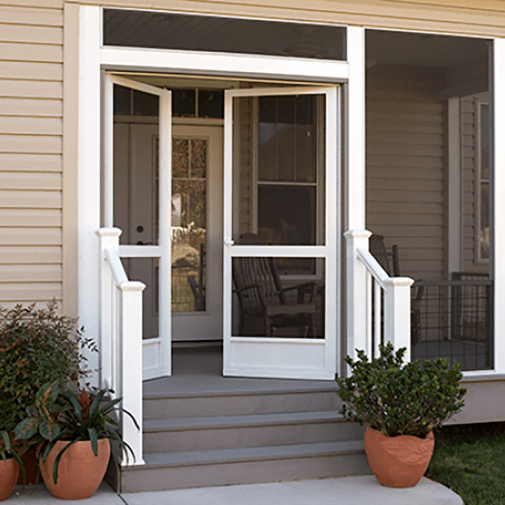 Screen Door Aluminum Canoe Creek White PCA 80" x 32"