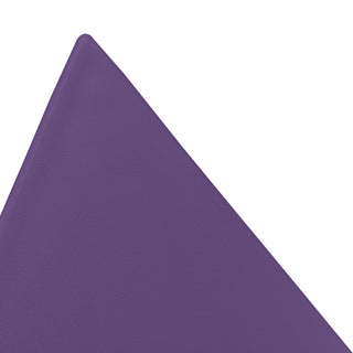 Leisuremod Randolph Modern Triangle Accent Side End Table, Purple, Set of 4