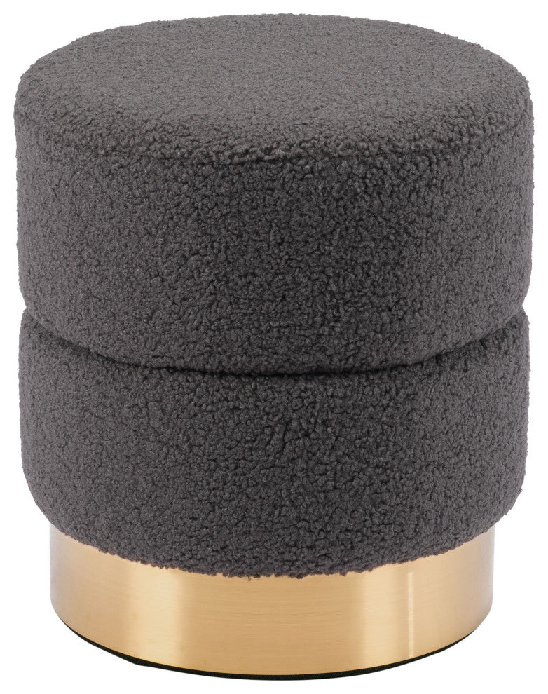 Eureka Ottoman Dark Gray