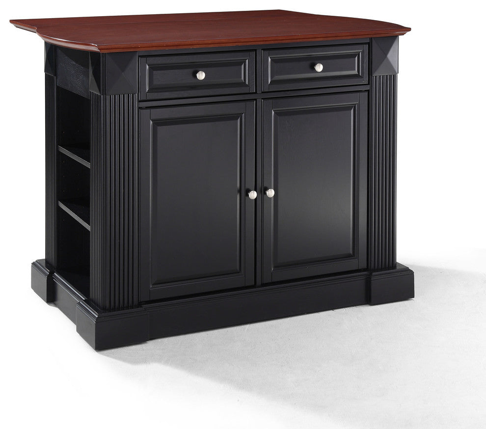 Drop Leaf Breakfast Bar Top Kitchen Island