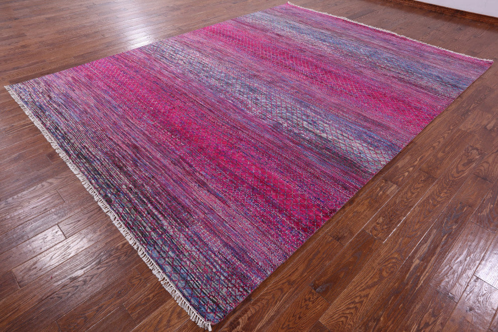 Savannah Grass Handmade Wool Rug 9' 2" X 12' 1" - Q13590
