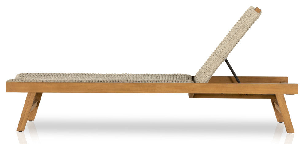 Delano Outdoor Chaise Lounge-Natural