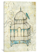 "Bird Cage II Gallery" by Avery Tillmon, 18x12x1.5"