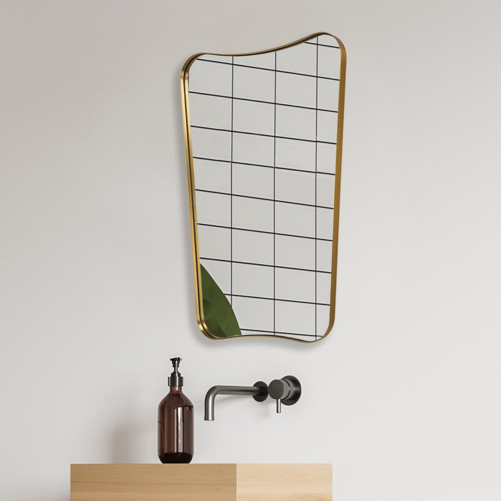 Uttermost Belvoir Mirror 09787, Brass