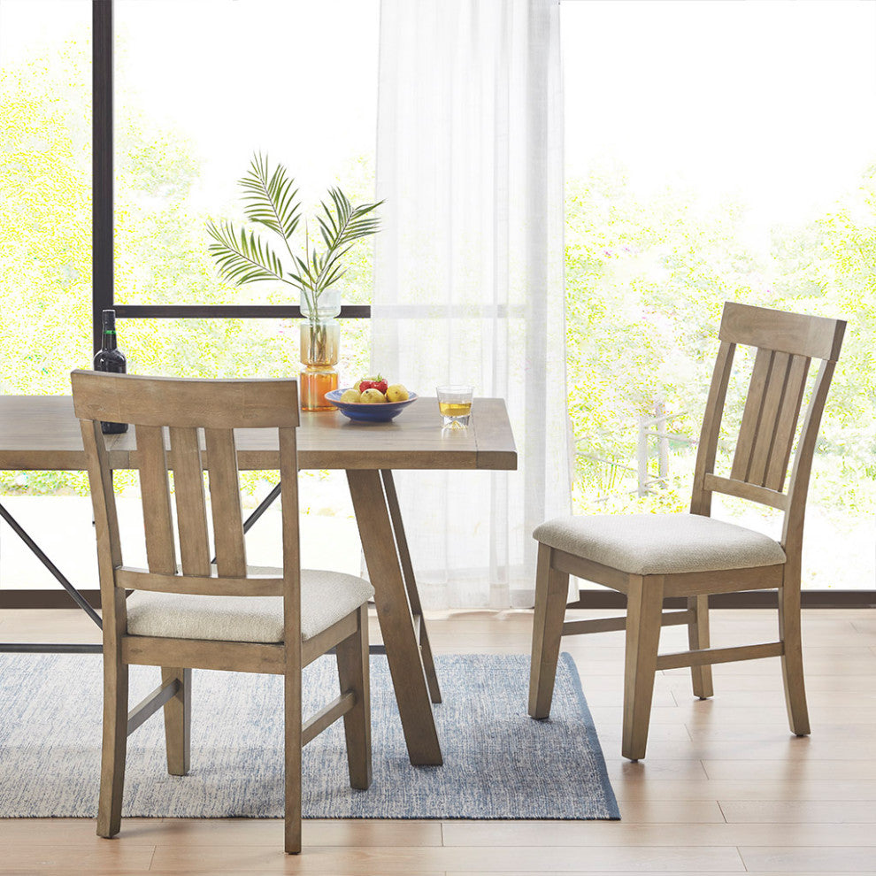 INK+IVY Sonoma Dining Bench, Natural, Reclaimed Gray, Dining Chairs