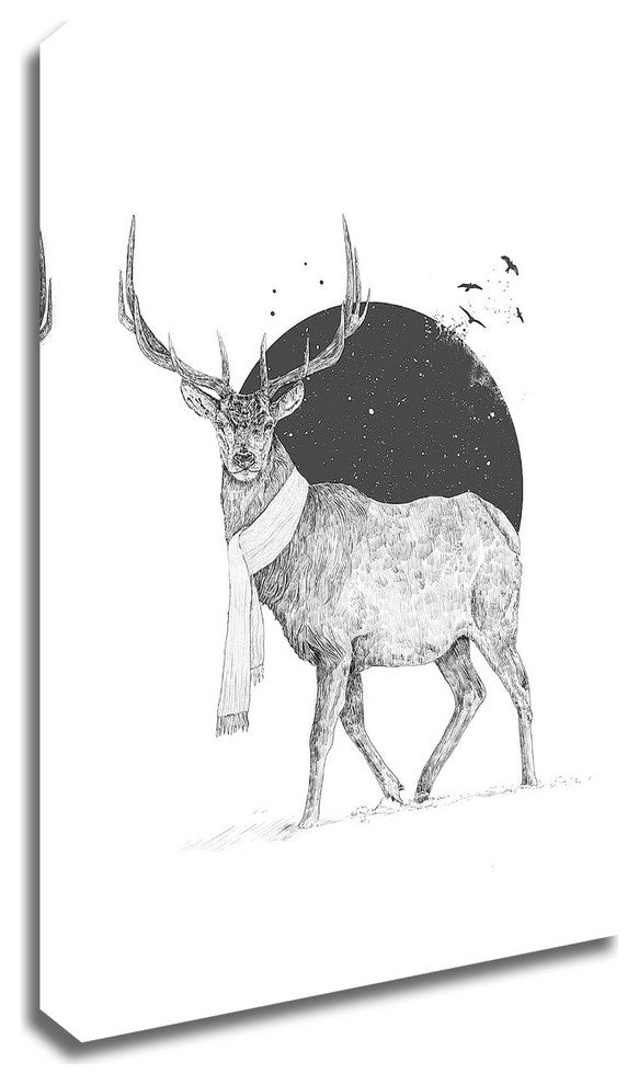 Winter Is All Around by Balazs Solti, Print on Canvas, 30"x42"