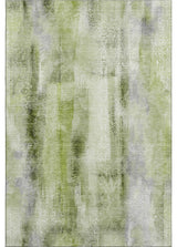 Premium Machine Washable Mayfield AMF537 Sage 3' x 5' Rug