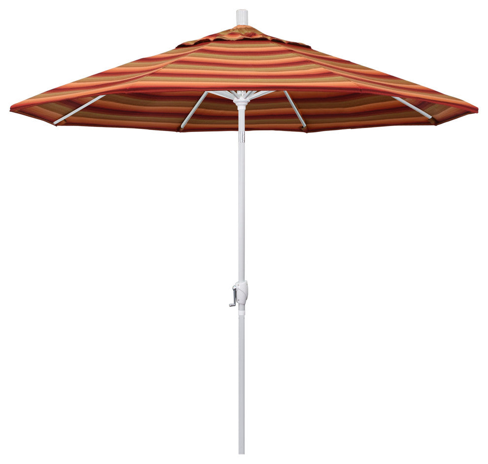 9'' Aluminum Umbrella Push Tilt, Sunbrella, Astoria Sunset
