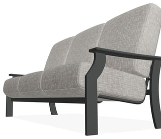 St. Catherine Deep Seat 3-Seat Outdoor Sofa, Hither Pewter/Graphite