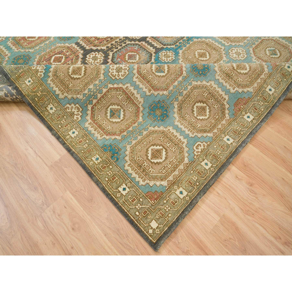 Hand Knotted, Natural Dyes, Soft and lush pile Oriental Rug, 8'3"x10'