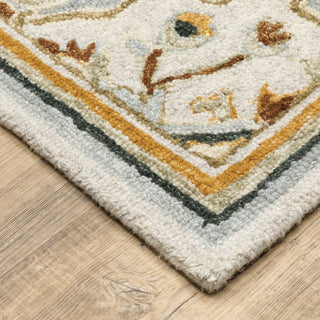 Oriental Weavers Sphinx Alfresco 28407 Rug, Ivory/Charcoal, 5'0"x8'0"
