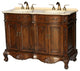 50" Antique Style Double Sink Bathroom Vanity Model 5000-BE