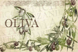 "Olive" Painting Print on Canvas