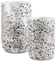 Pari White Confetti Vase, 2-Piece Set