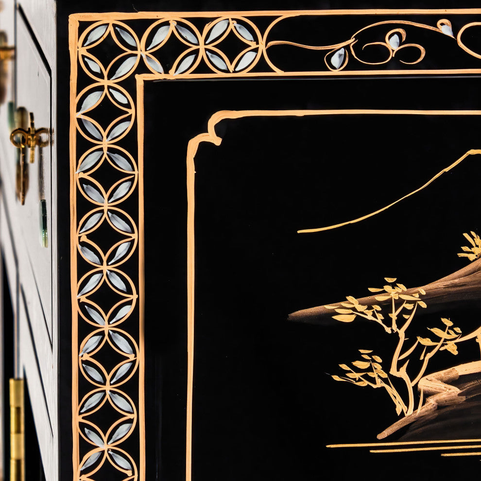 Black Lacquer Sideboard Royal Ladies