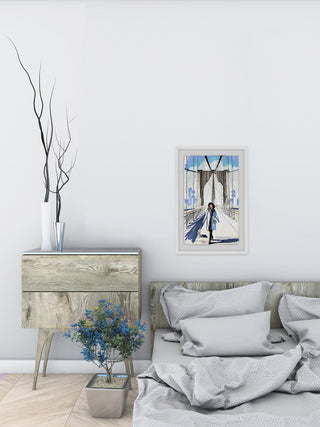 "Bridge Runway" Framed Painting Print, 20"x30"