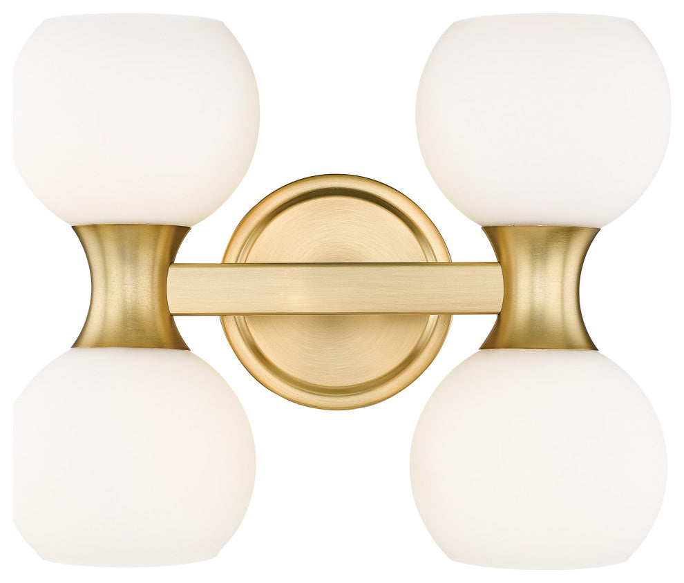Z-LITE 4-Light Vanity, Modern Gold