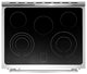 4-Piece, 30" Microwave, 30" Electric Range 24" Dishwasher and Refrigerator