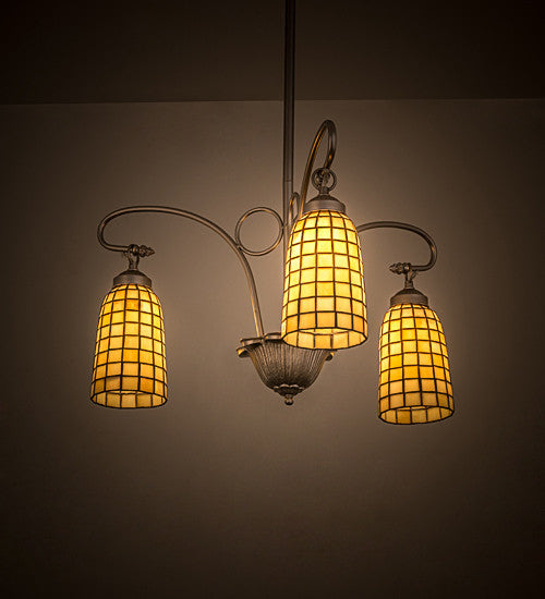 24W Terra Bone 3 LT Chandelier