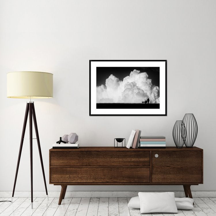 "Waiting For The Storm" Framed Digital Print by Stefan Eisele, 44x32"