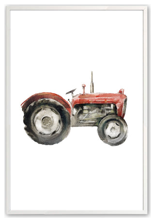 Opaque White 18" x 24" Tractors, Set of 3