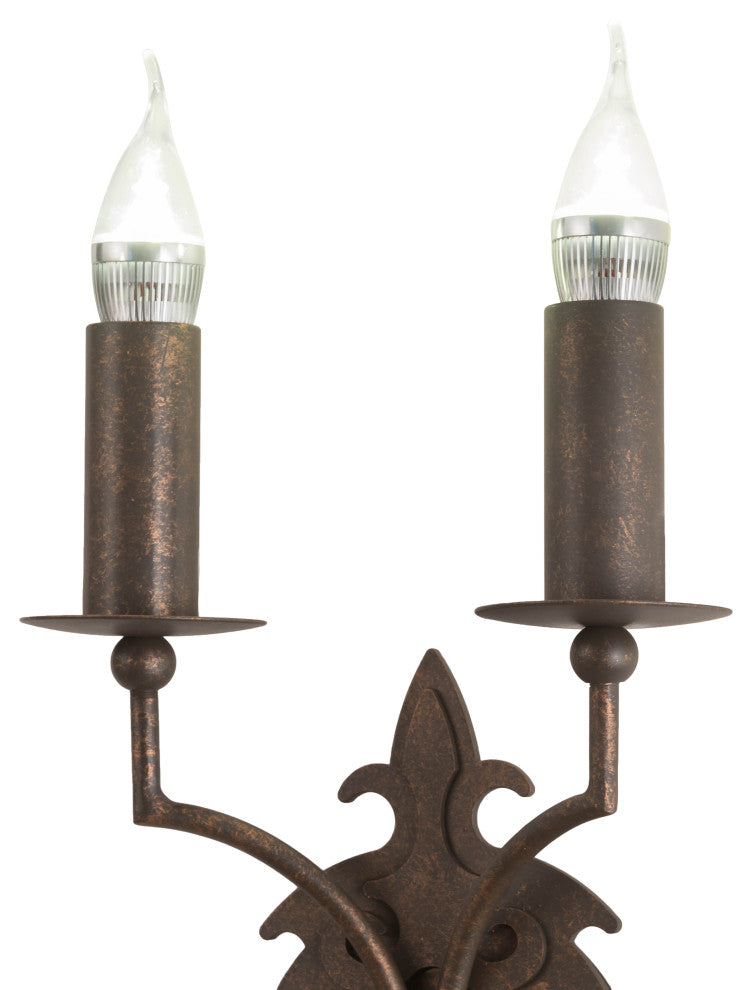 10 Wide Torsade 2 Light Wall Sconce
