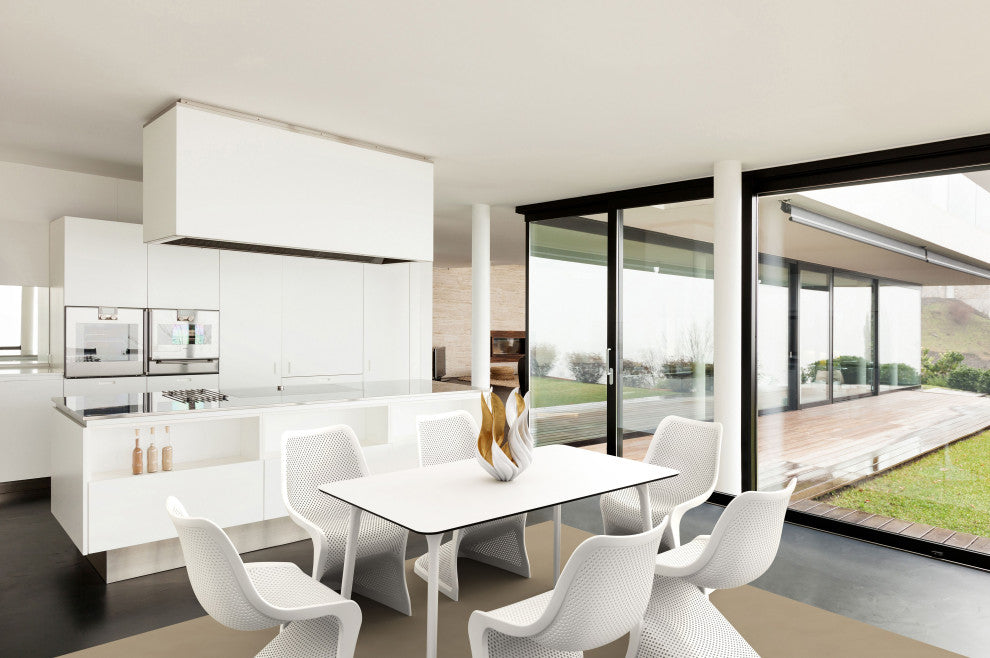 Compamia Bloom Outdoor Dining Chairs, Set of 2, White