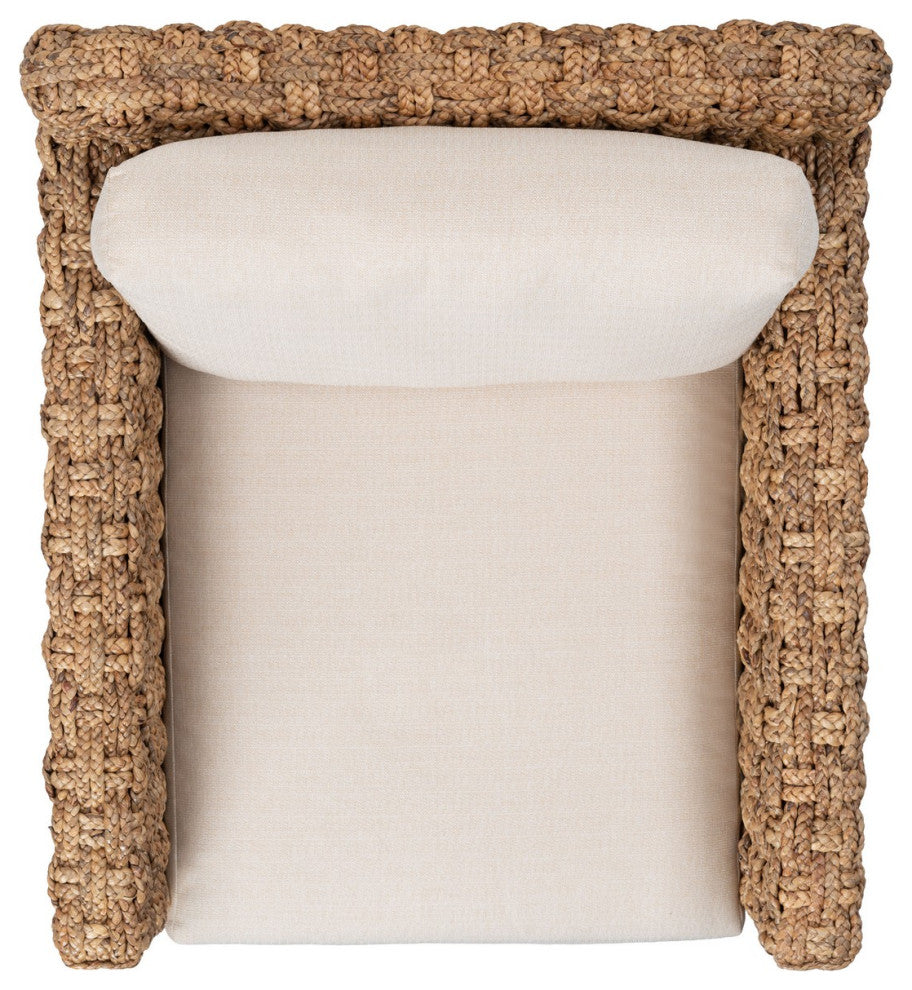 Safavieh Lianne Rattan Round Coffee Table Natural