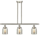 Innovations 916-3I-SN-G58-LED 3-Light Island Light, Brushed Satin Nickel