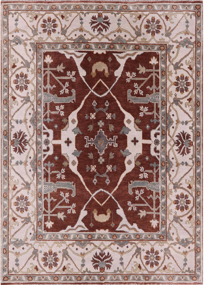 Ahgly Company Indoor Rectangle Mid-Century Modern Area Rugs, 2' x 4'