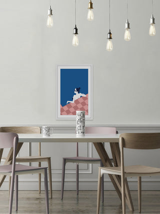 "So Private" Framed Painting Print, 12"x18"