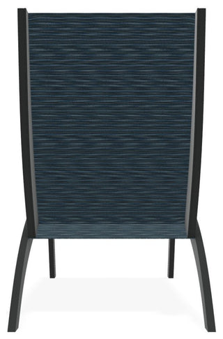 Dune Sling Stackable Outdoor Hydro-Lounge Chaise, Nimbus Ocean/Graphite