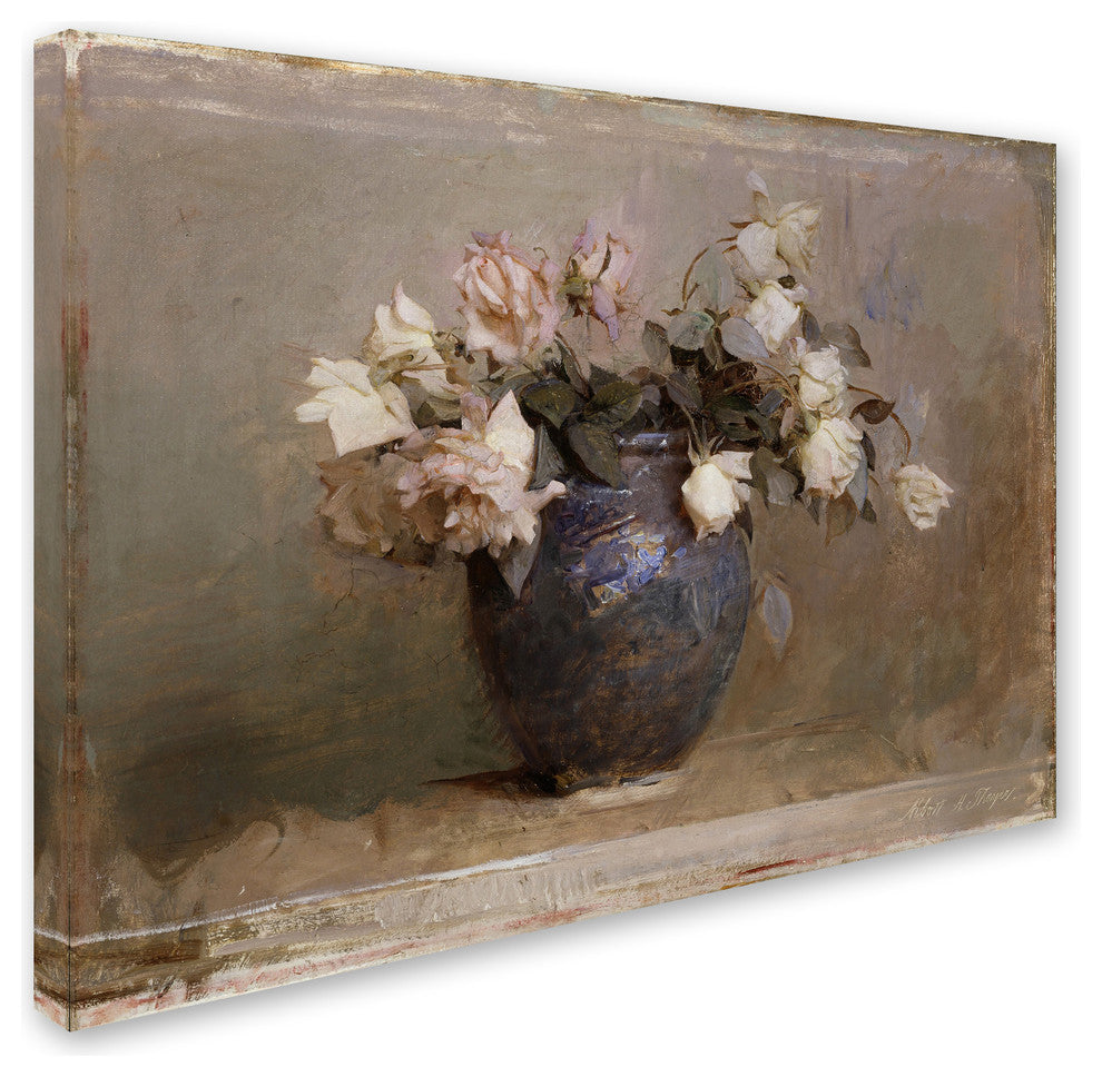 Abbott Handerson Thayer 'Roses' Canvas Art, 19 x 14