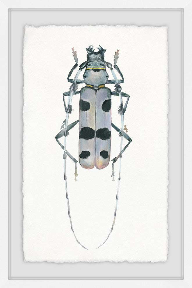 "Spotted Bug" Framed Painting Print, 12"x18"