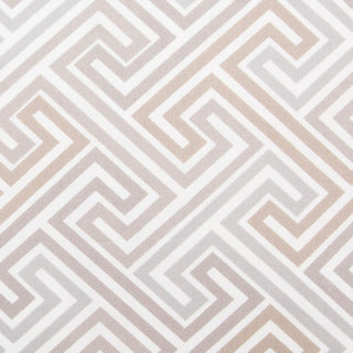 Labyrinth 22" Square Throw Pillow, Set of 2, Travertine/Gray