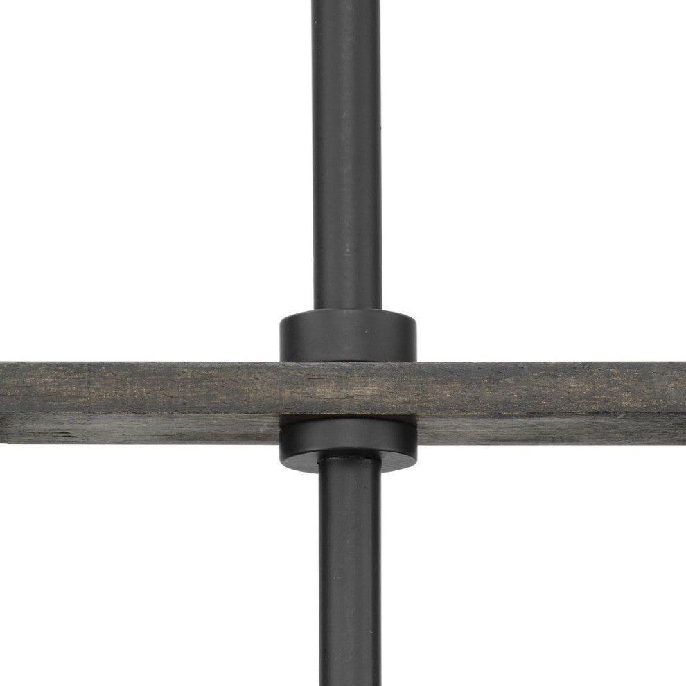 Boundary Collection 1-Light Modern Pendant, Matte Black