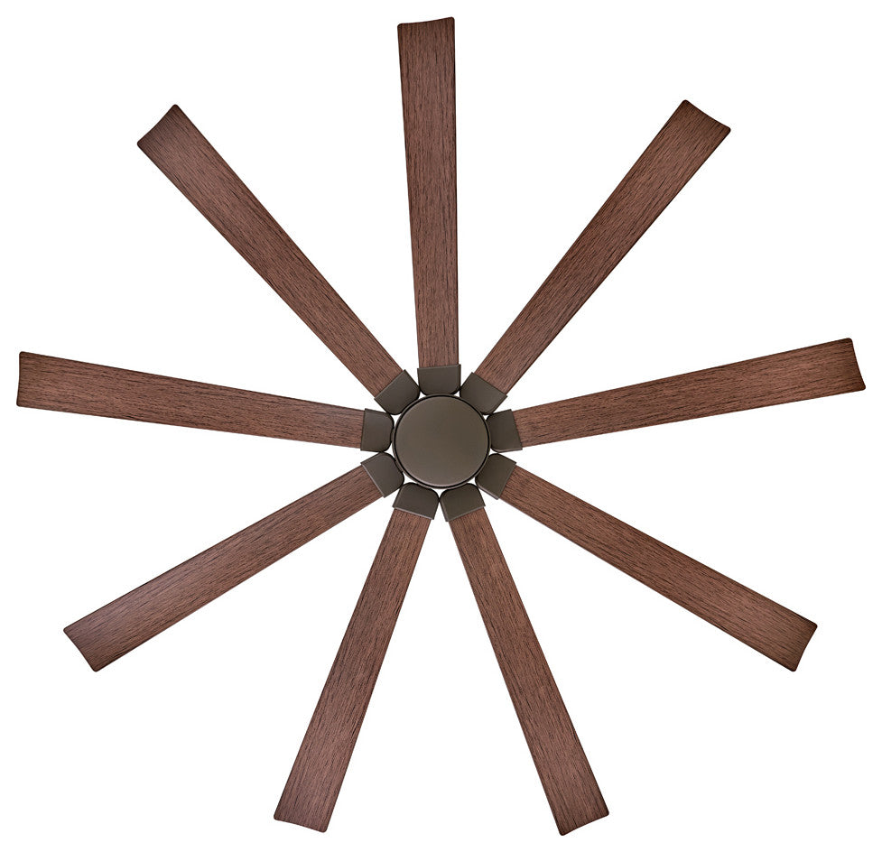 Hinkley Turbine 80" Integrated LED Ceiling Fan, Metallic Matte Bronze